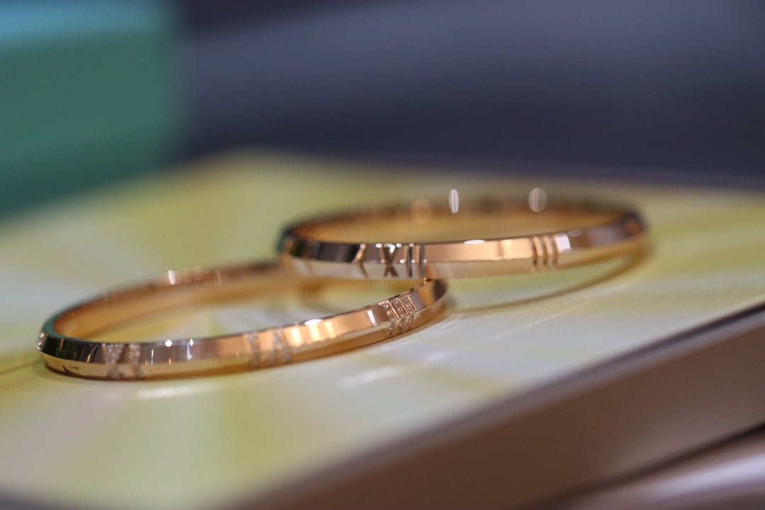 TIFFANY ATLAS X PINK GOLD BRACELET