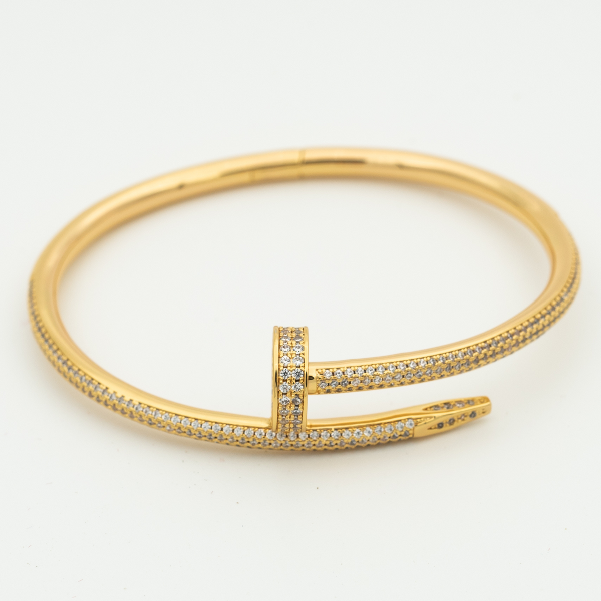 CARTIER JUSTE BRACELET 3.5MM FULL DIAMONDS
