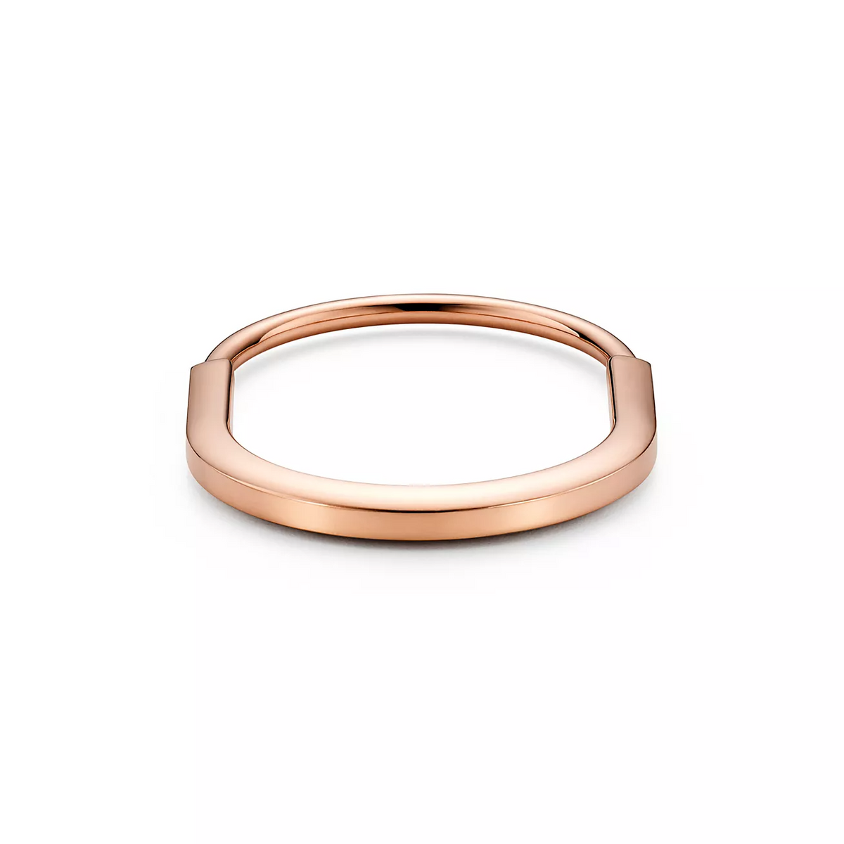 TIFFANY LOCK BRACELET ROSE DIAMOND PINK GOLD