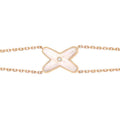 CHAUMET JEUX BRACELET WHITE MOP PINK GOLD 1 DIAMOND