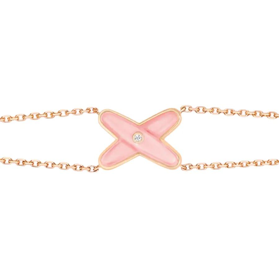 CHAUMET JEUX BRACELET PINK MOP PINK GOLD 1 DIAMOND